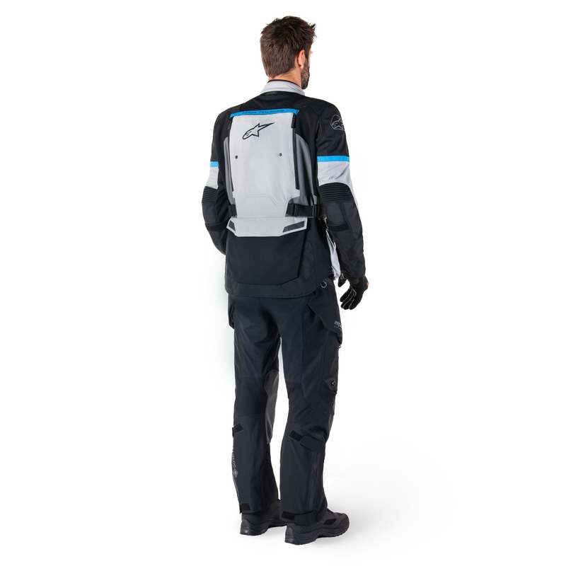 Giacca moto Alpinestars Bogota PRO Drystar grigio-nero-blu