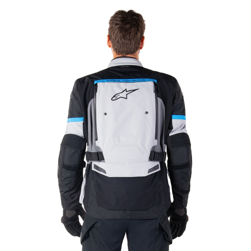 Giacca moto Alpinestars Bogota PRO Drystar grigio-nero-blu