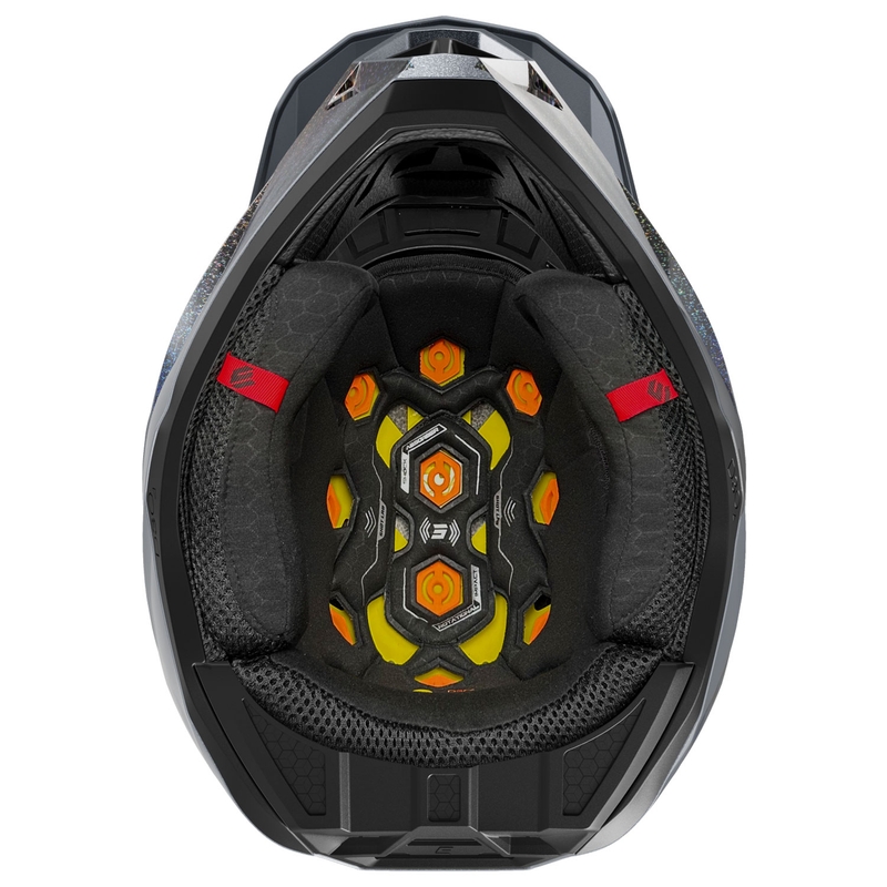 Casco motocross Shot Lite Ultra olografico opaco