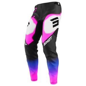 Pantaloni motocross Shot Aerolite Astral blu-rosa