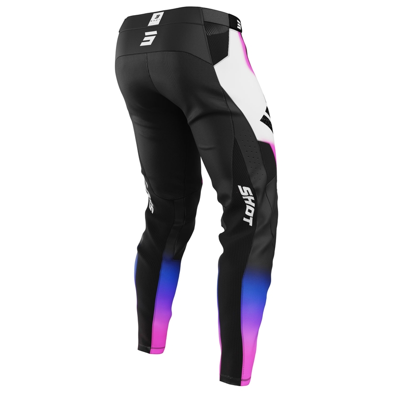 Pantaloni motocross Shot Aerolite Astral blu-rosa
