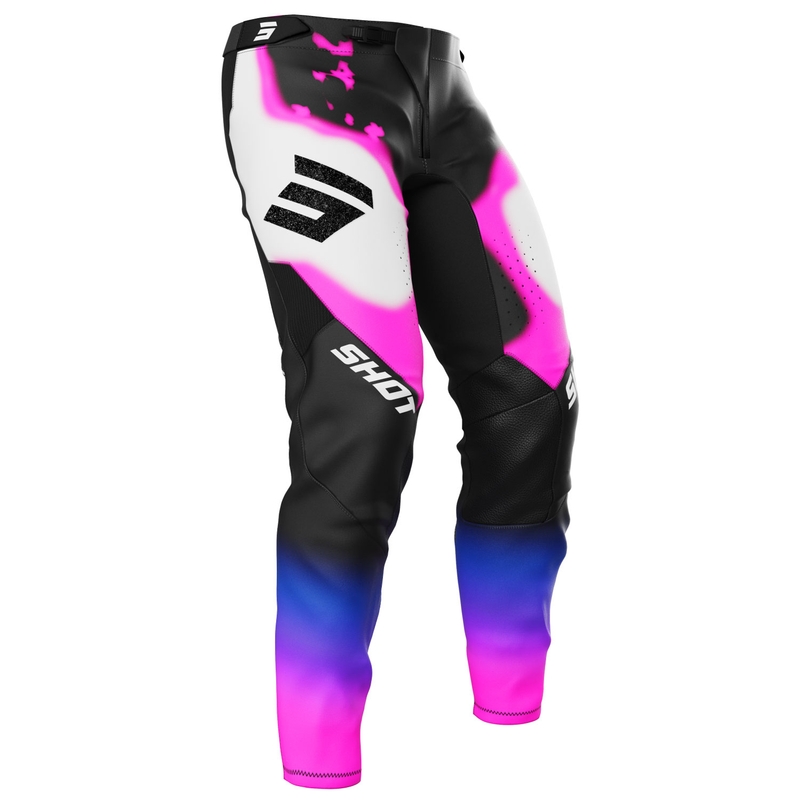 Pantaloni motocross Shot Aerolite Astral blu-rosa