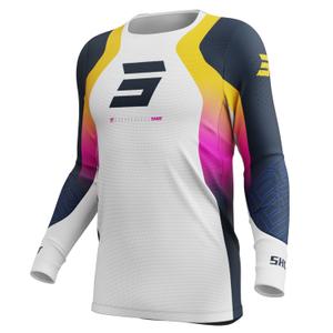 Maglia motocross Shot Aerolite Ultra blu-arancio-rosa