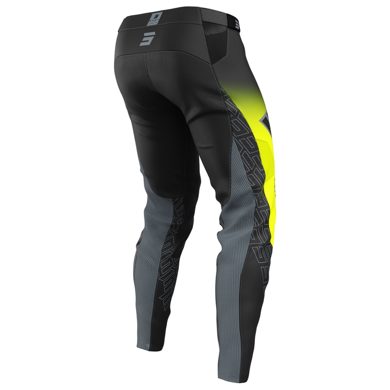 Pantaloni motocross Shot Aerolite Ultra giallo fluo