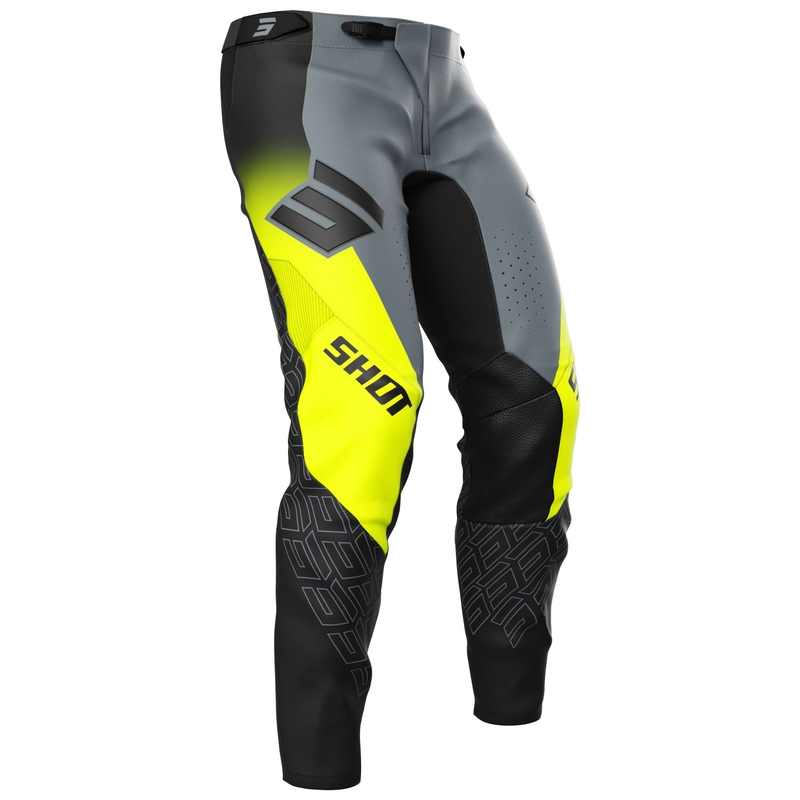 Pantaloni motocross Shot Aerolite Ultra giallo fluo