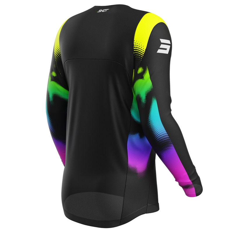 Maglia motocross Shot Contact Nitro nera