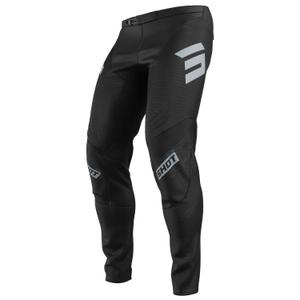 Pantaloni motocross Shot Contact Onyx nero-grigio