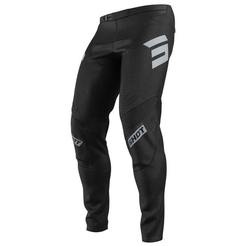 Pantaloni motocross Shot Contact Onyx nero-grigio