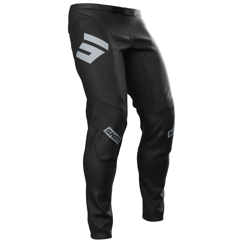 Pantaloni motocross Shot Contact Onyx nero-grigio