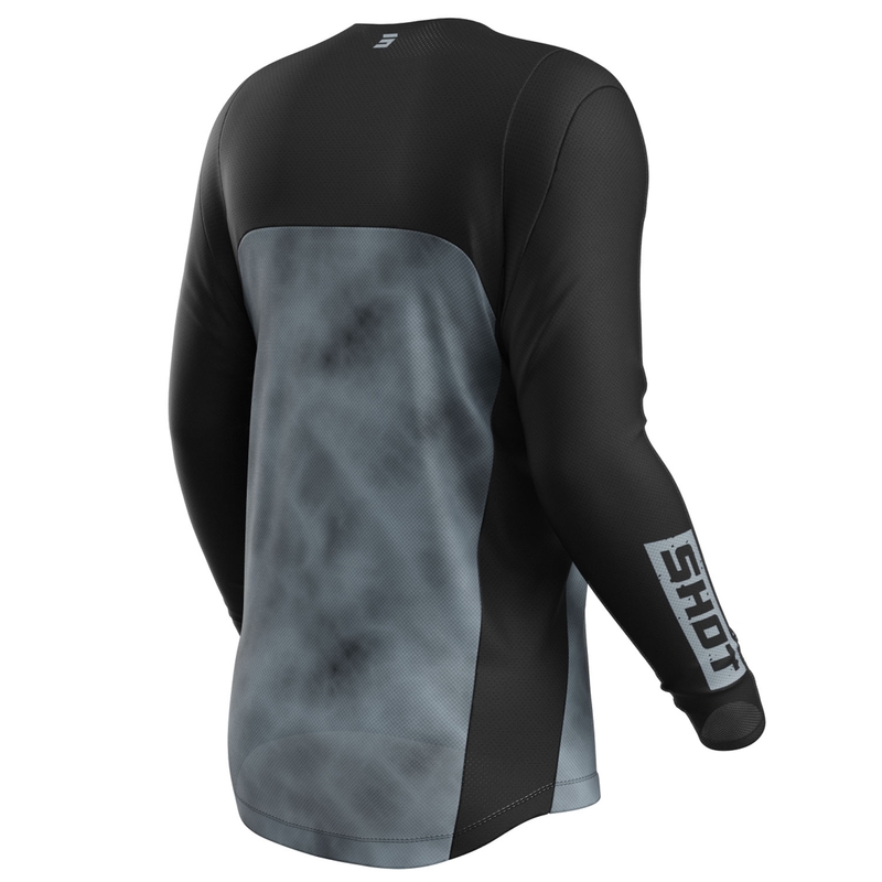 Maglia motocross Shot Contact Onyx nero-grigio