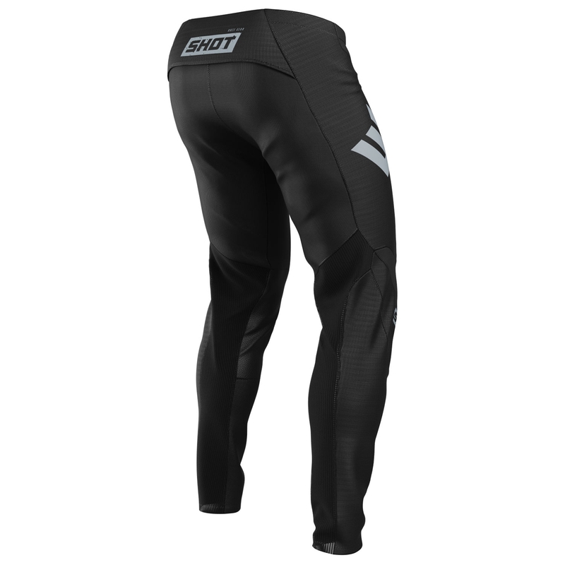 Pantaloni motocross Shot Contact Onyx nero-grigio