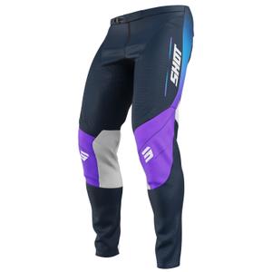 Pantaloni motocross Shot Contact Apex blu