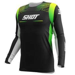 Maglia motocross Shot Contact Apex giallo fluo