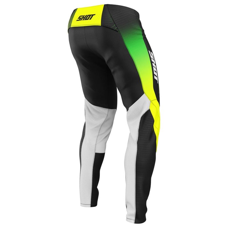 Pantaloni motocross Shot Contact Apex giallo fluo