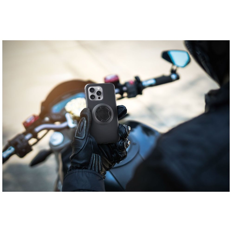 Cover protettiva Interphone QUIKLOX Tetraforce per Apple iPhone 16 Pro Max nera