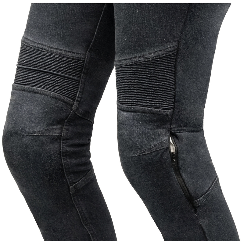 Jeans cropped Street Racer Spike II da donna neri