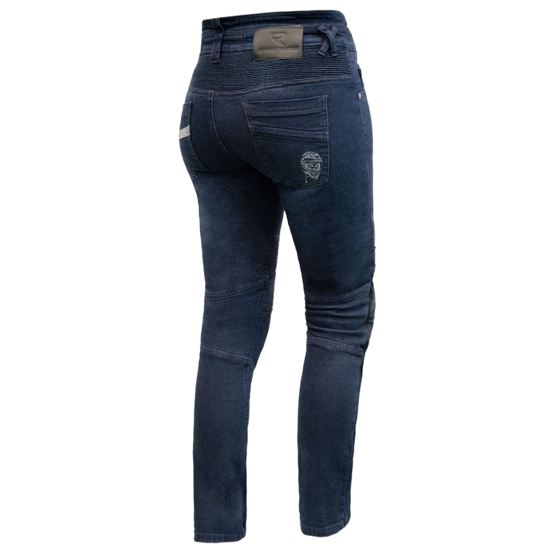 Jeans cropped Street Racer Spike II da donna di colore blu