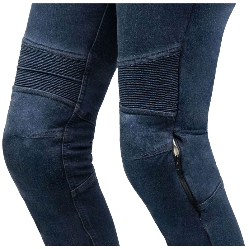 Jeans cropped Street Racer Spike II da donna di colore blu