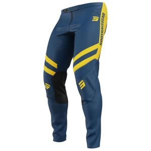 Pantaloni motocross Shot Contact Mythic blu-giallo