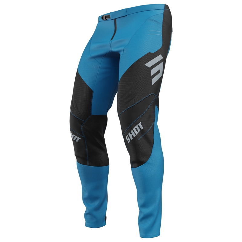 Pantaloni motocross Shot Contact Shield blu