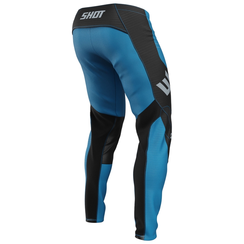 Pantaloni motocross Shot Contact Shield blu