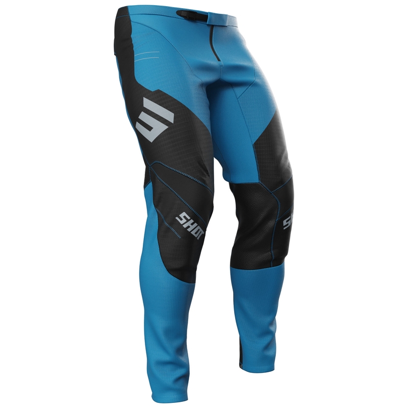 Pantaloni motocross Shot Contact Shield blu