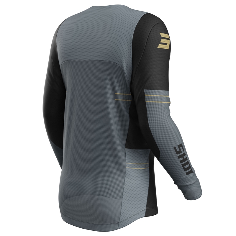 Maglia motocross Shot Contact Shield oro