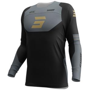 Maglia motocross Shot Contact Shield oro