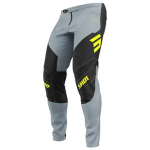 Pantaloni motocross Shot Contact Shield giallo fluo