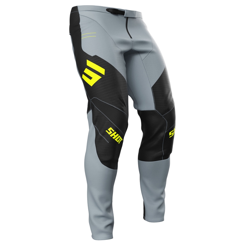 Pantaloni motocross Shot Contact Shield giallo fluo