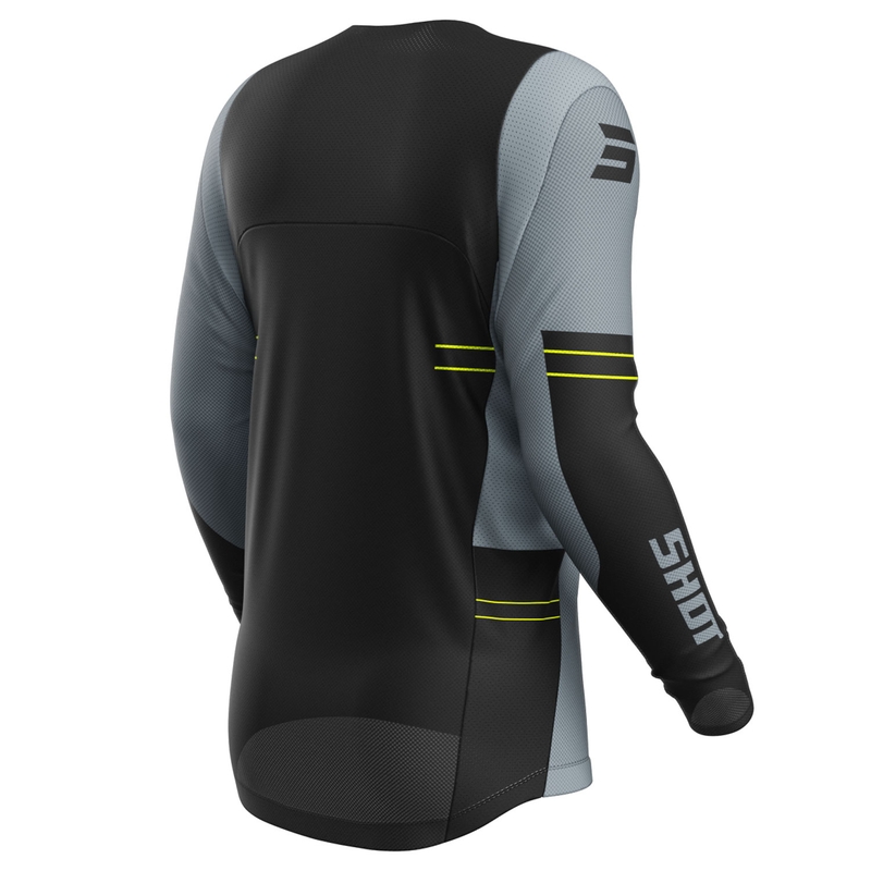 Maglia motocross Shot Contact Shield giallo fluo