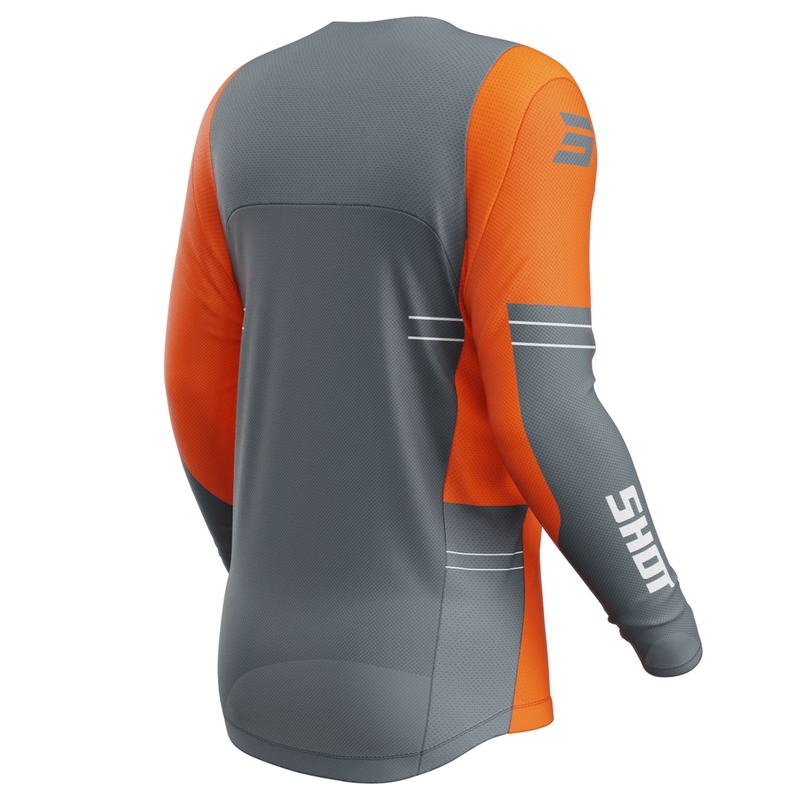 Maglia motocross Shot Contact Shield arancione
