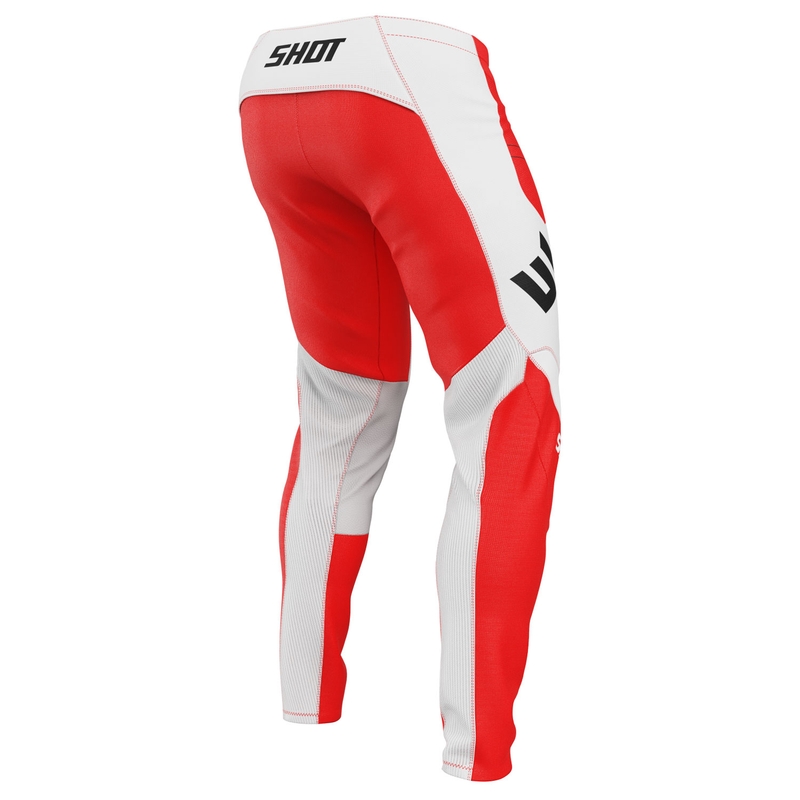 Pantaloni motocross Shot Contact Shield rossi