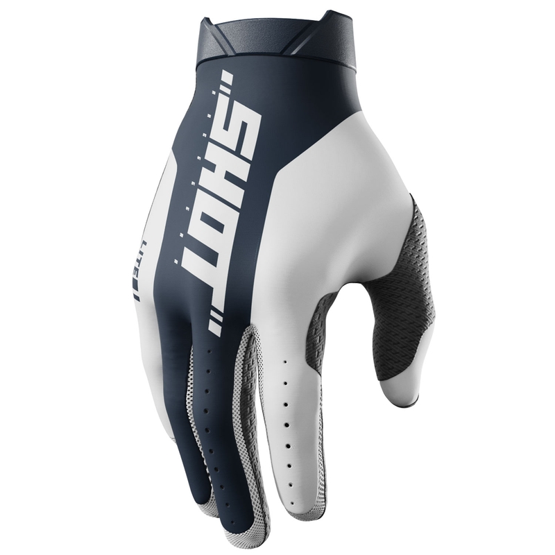 Guanti motocross Shot Lite Pro blu