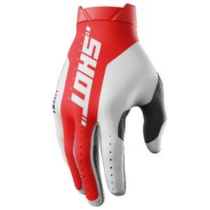 Guanti motocross Shot Lite Pro rossi