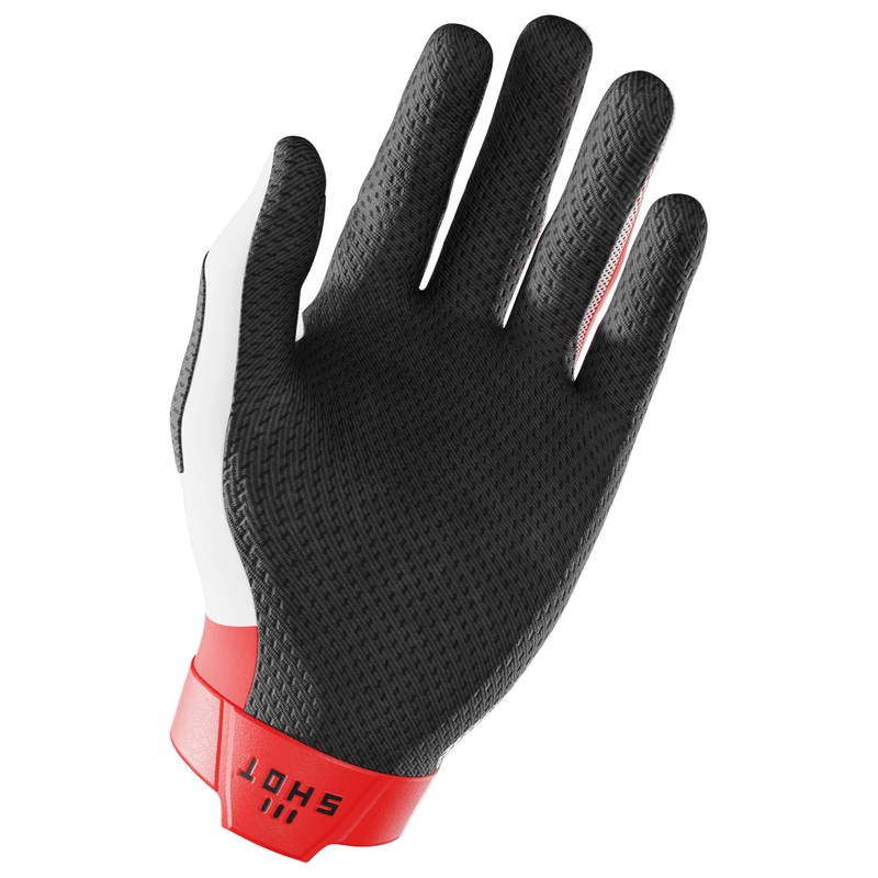 Guanti motocross Shot Lite Pro rossi