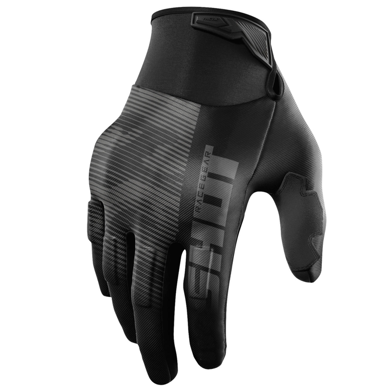 Guanti motocross Shot Drift Tactic nero-grigio