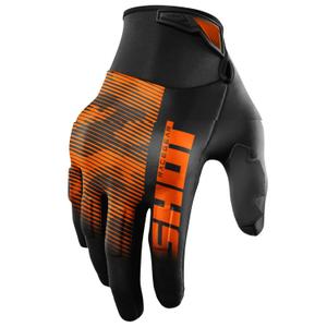 Guanti motocross Shot Drift Tactic arancione fluo