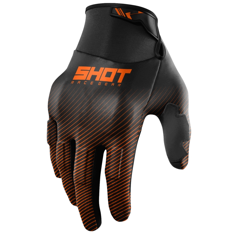 Guanti motocross Shot Drift Rim arancione