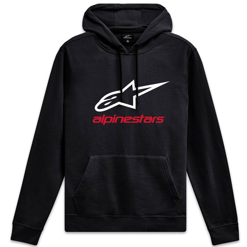 Felpa Alpinestars Always 2.0 nera-bianca-rossa