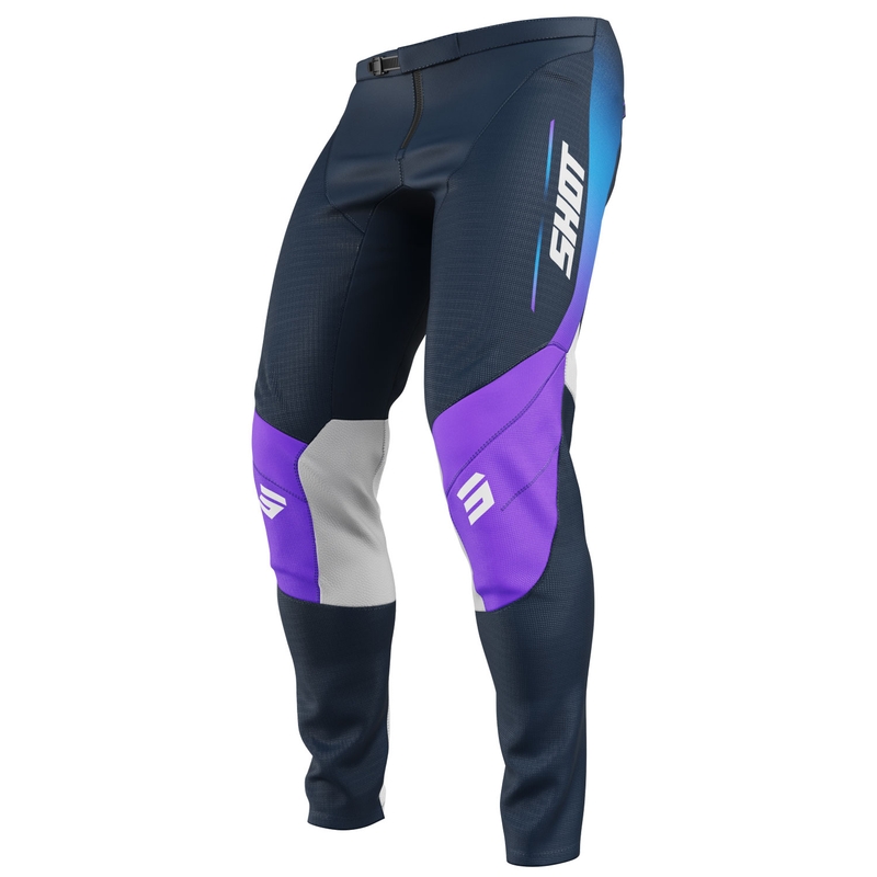 Pantaloni motocross Shot Contact Apex per bambini blu