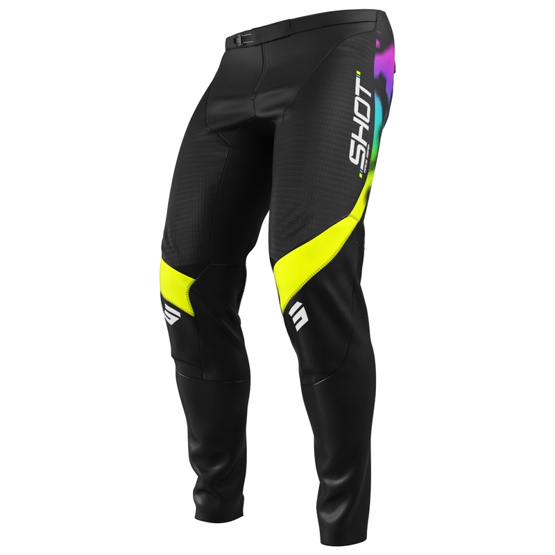 Pantaloni motocross Shot Contact Nitro per bambini neri