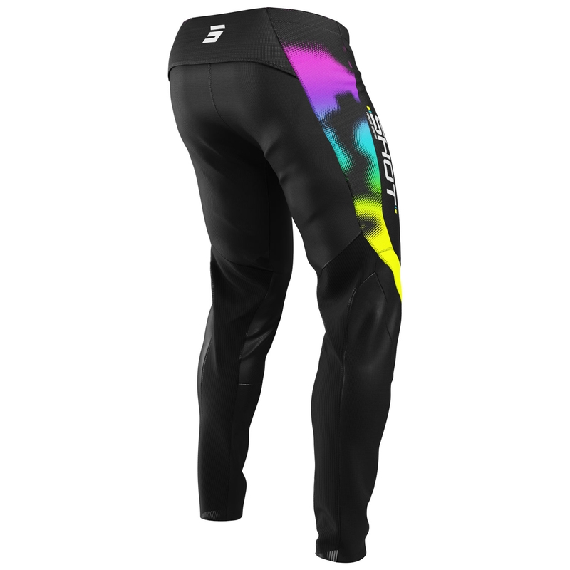 Pantaloni motocross Shot Contact Nitro per bambini neri