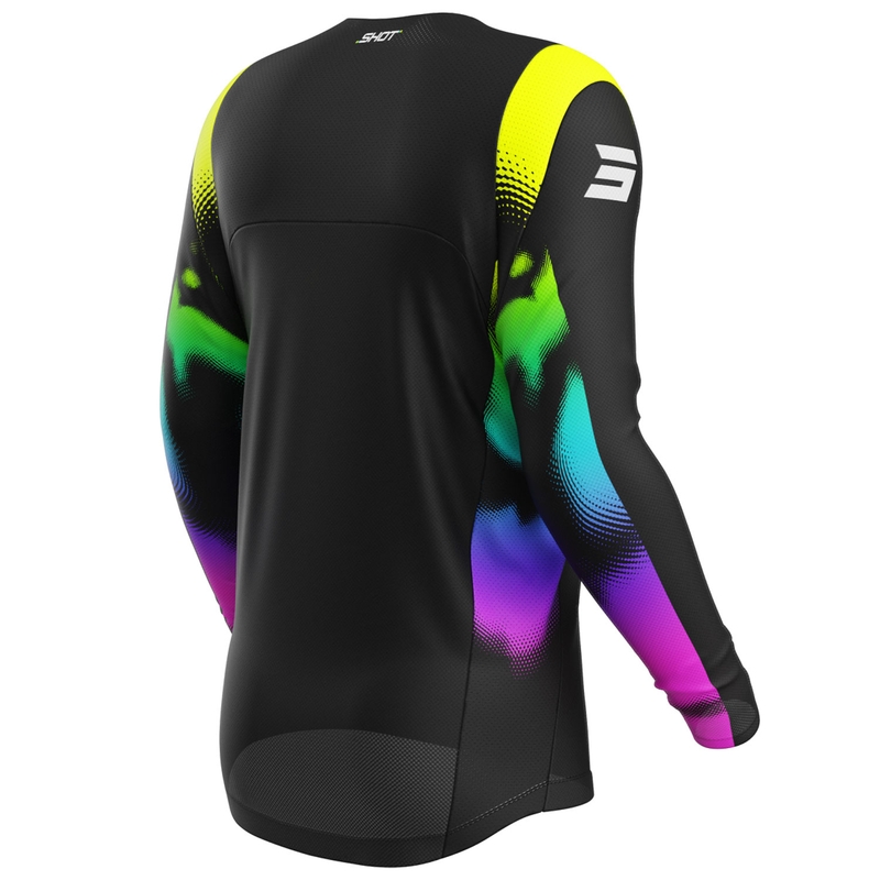 Maglia motocross per bambini Shot Contact Nitro nera