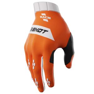 Guanti motocross per bambini Shot Race arancione