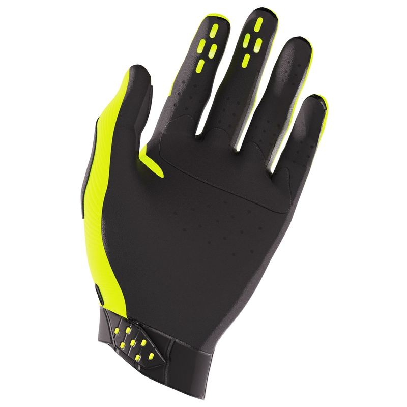 Guanti da motocross per bambini Shot Race giallo fluo