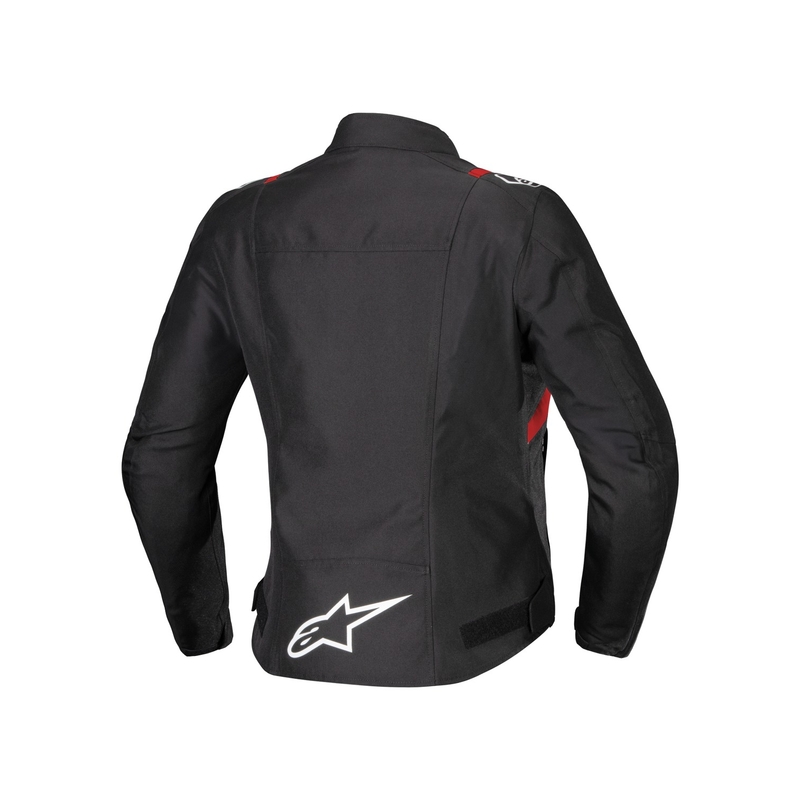 Giacca moto da donna Alpinestars Stella T-SPS 2 Impermeabile nero-bianco-rosso fluo
