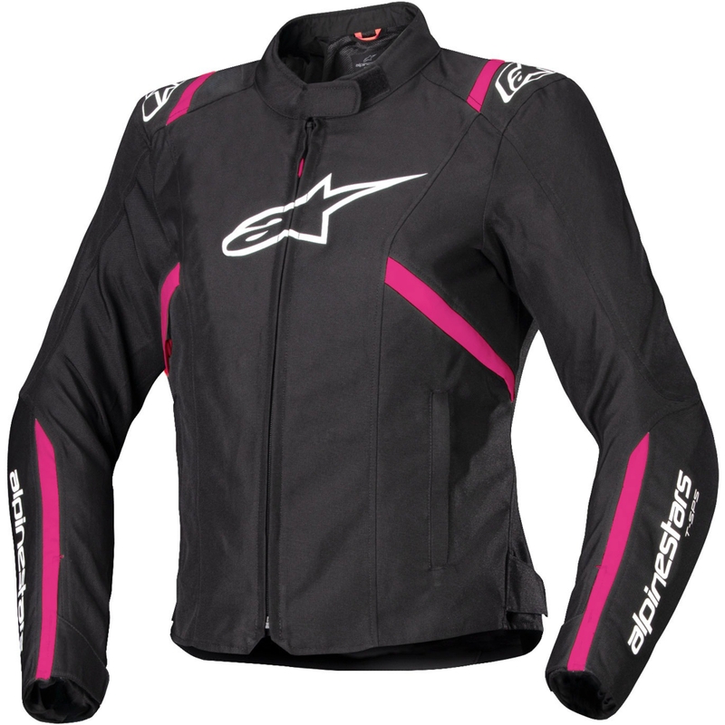 Giacca moto da donna Alpinestars Stella T-SPS 2 Impermeabile nero-bianco-rosa