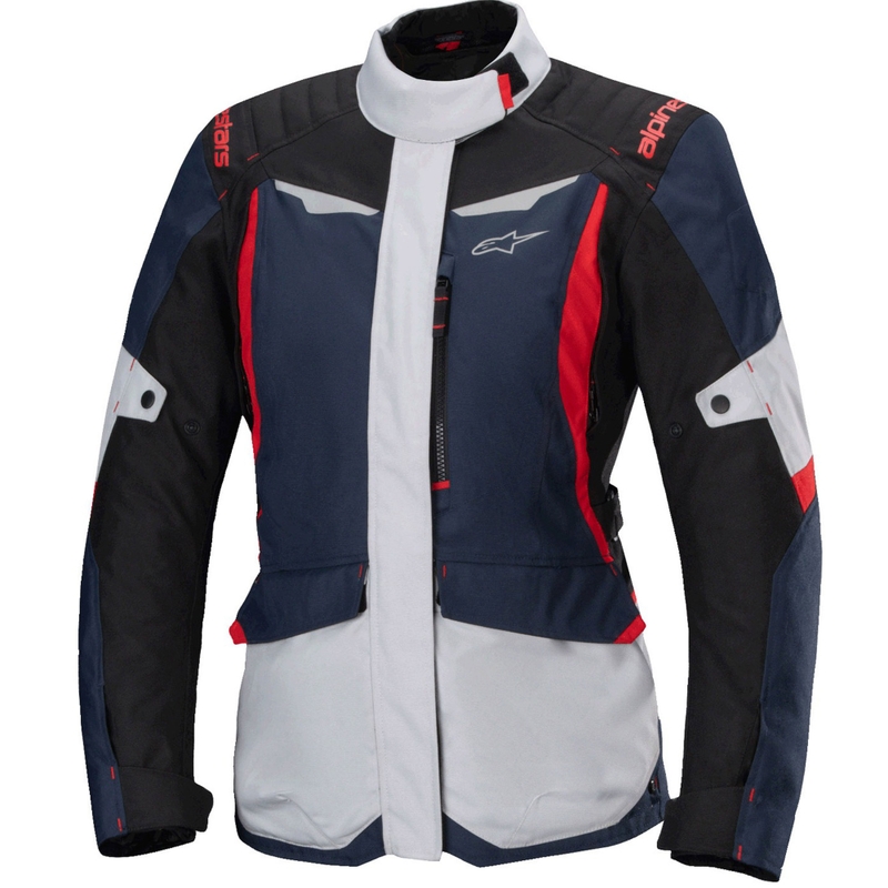 Giacca moto da donna Alpinestars Stella ST-1 Impermeabile blu-nero-rosso