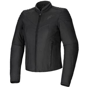 Giacca Moto da Donna Alpinestars Stella Isla Water Resistente Nero-Nero
